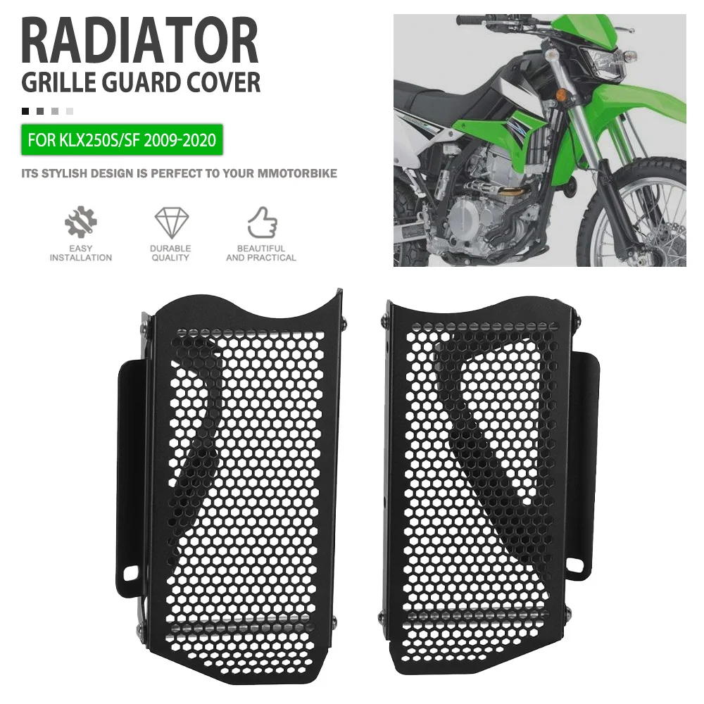 

Radiator Guard FOR KAWASAKI KLX250S/SF 2009 2010 2011 2012 2013 2014 2015-2020 Motorcycle Radiator Grille Cover Protector Parts