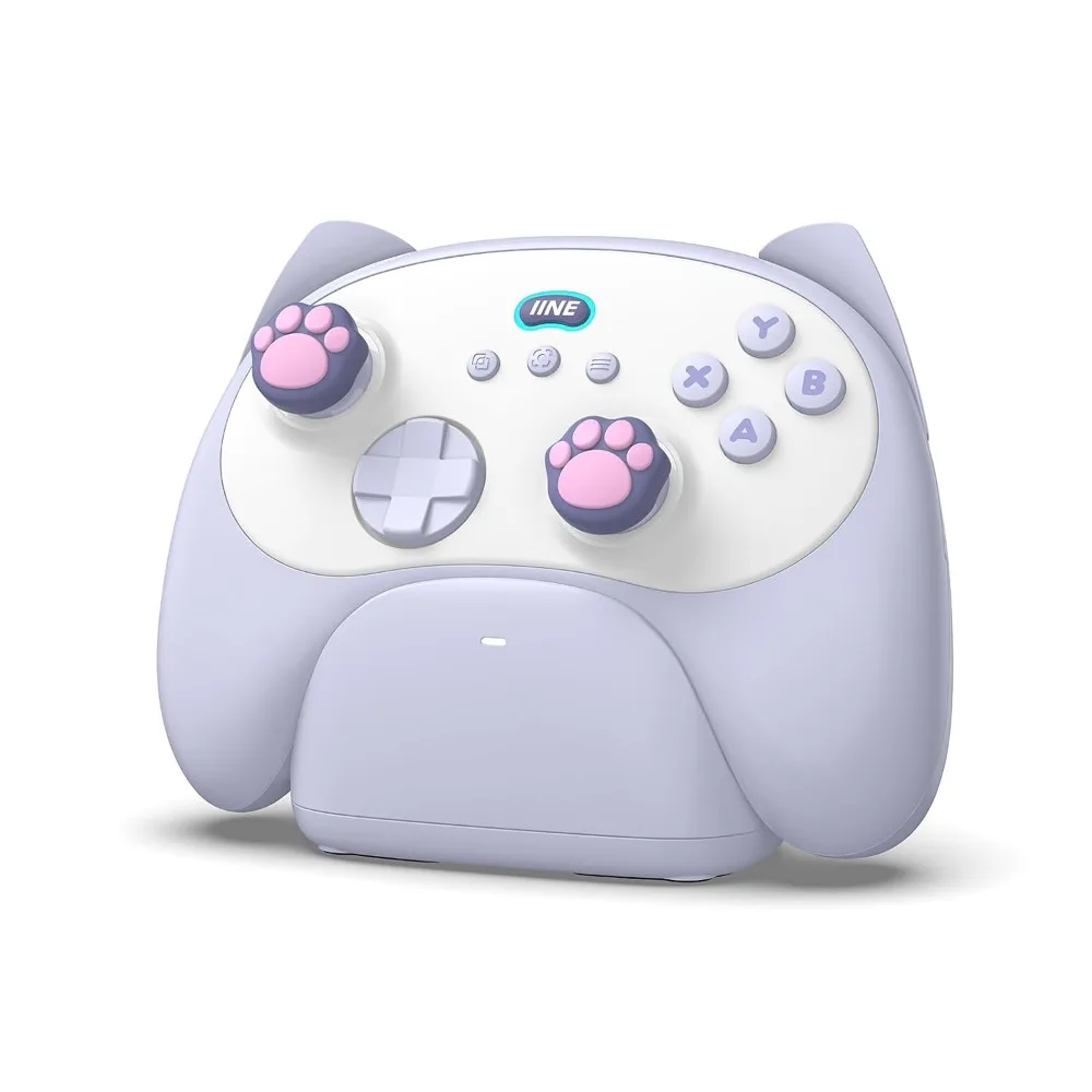 Controle Sem Fio com Base de Carregamento para Múltiplos Dispositivos e Recursos de Jogo Aprimorados
