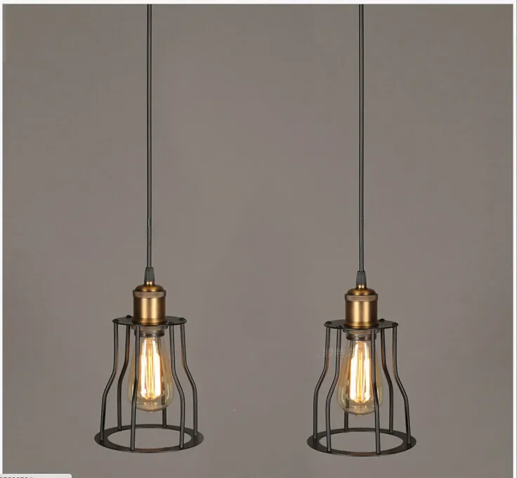 

Scandinavian Designer Pendant Light LOFT Industrial Warehouse Lamp Dining Room Den Bedside Bar Iron Pendant Lamps