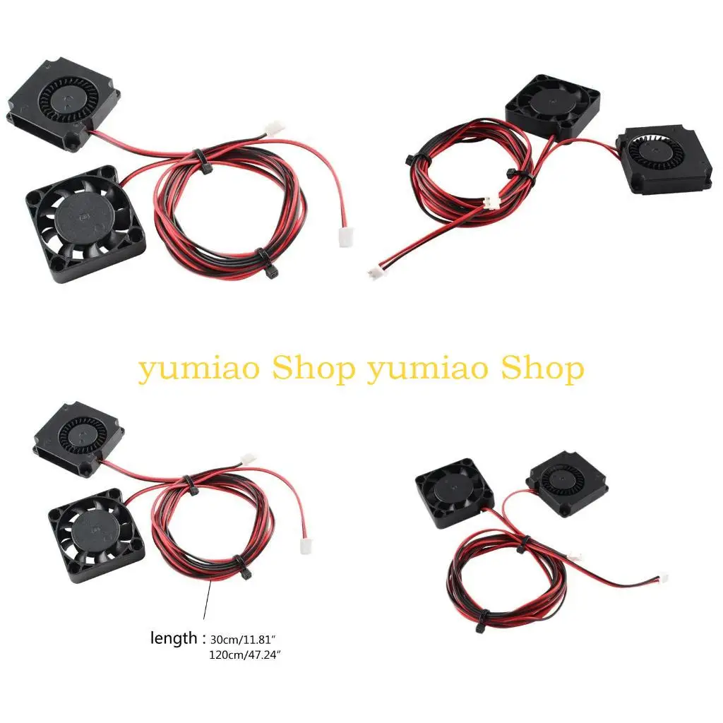 

587B 24V Fans Set 4010 4010mm for 3D Printer Extruder Hot End Fan and Fa