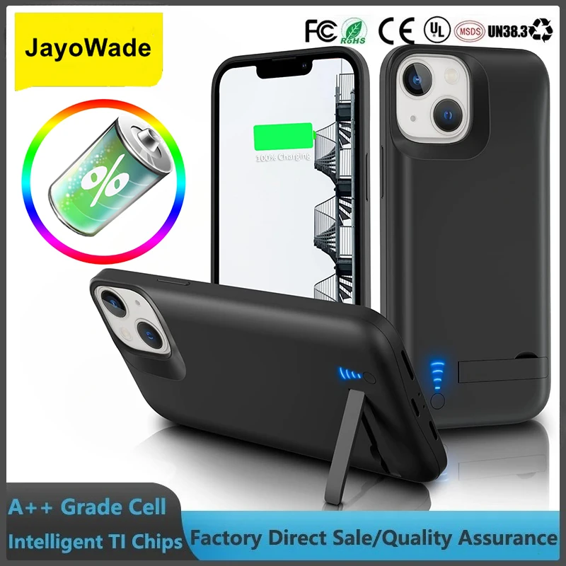 

Зарядный чехол-аккумулятор 10000 мАч для iPhone 12, 13 Mini, 13, 12 Pro Max, портативный чехол-зарядка, внешний аккумулятор