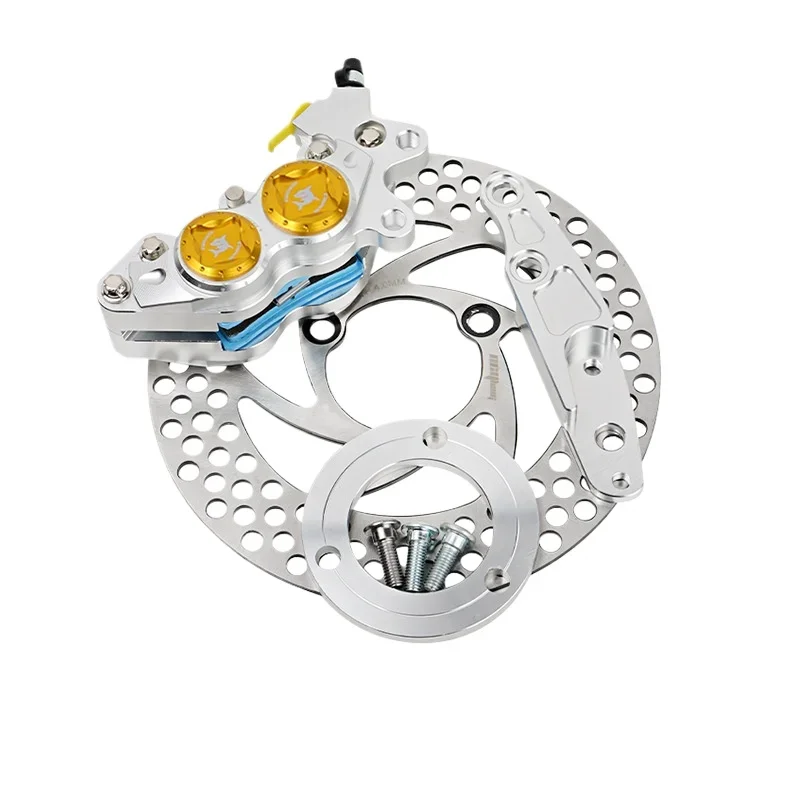 Tiburón volador, abulón grande, caliper calf No. 9 Frenos Delanteros y Traseros Modificados para Coche Eléctrico, Diseño de Tortuga y Mono Pequeño
