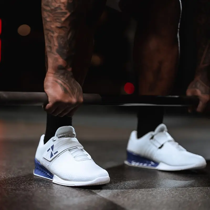 

Классическая брендовая обувь для тяжелой атлетики, мужские противоскользящие молодежные кроссовки для тяжелой атлетики, домашняя обувь для приседаний с жесткой тягой для мужчин