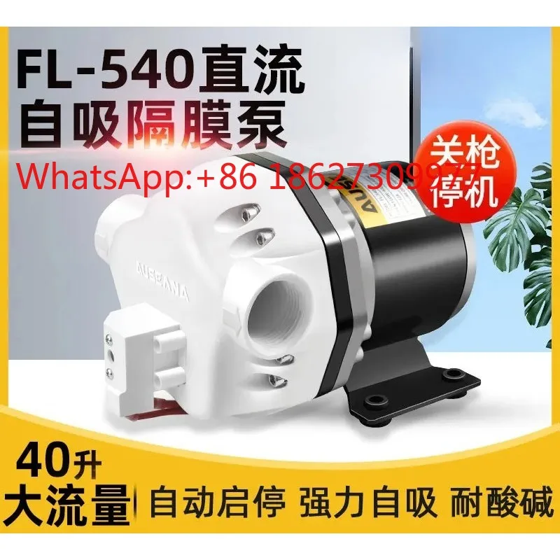DC filling /drone dosing/ acid and alkali electric diaphragm pump 12V24V self-priming water pump laundry detergent