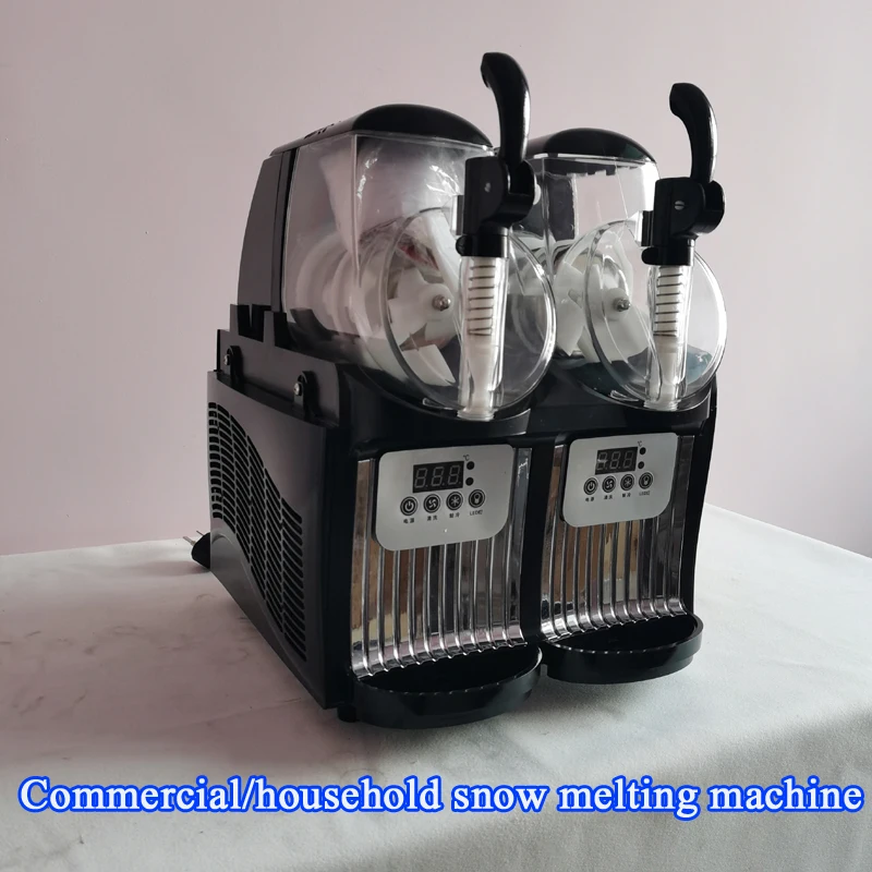 220V/110V Single Tank Slushy Machine 300W Snow Melting Machine Commercial Juice Smoothie Slush Maker Machine