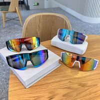 UV Sandproof Cycling Sunglasses Clear Anti Radiation Lens Outdoor Sport Goggle Oversized Protection Windproof Glasses