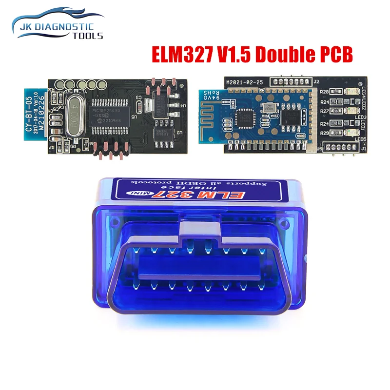 ELM327 V1.5 Car Code Reader BT ELM 327 PIC18F25K80 Chip OBDII Diagnostic Tool For Android OBD2 Scanner