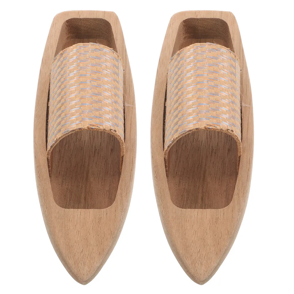 

2Pcs Wooden Canoe Miniature Boats Rustic Unfinished Wood Craft Ornaments Decorative Small Desktop Boat Decor Sailing Boat