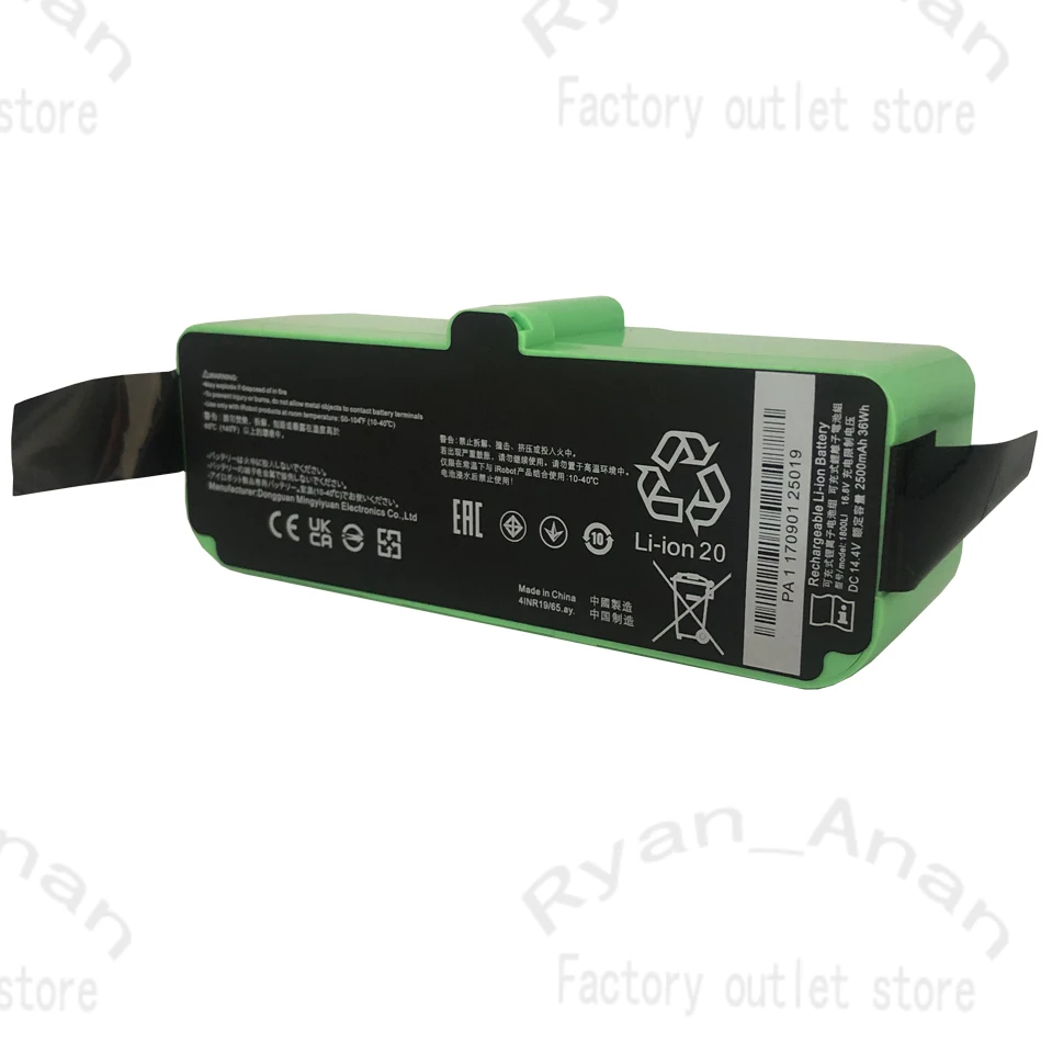 for iRobot Replacement Parts Roomba 1800LI Battery Compatible with Roomba 960 690 895 890 860 695 680 675 640 614 Series 4376392