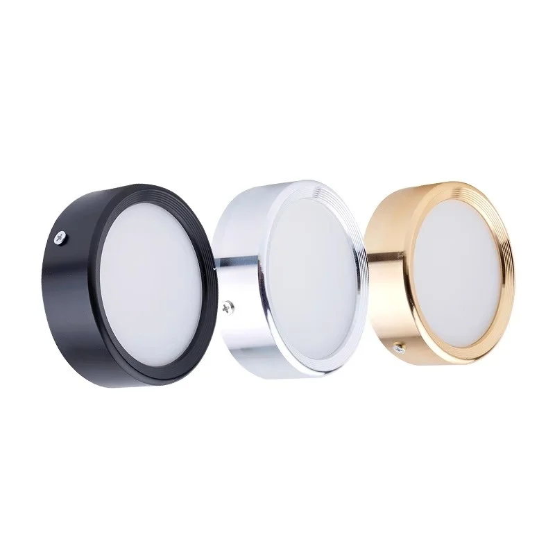 

Led Downlight Surface Mounted Round Ceiling Downlight AC220v Led Spot Lights Lamp For Kitchen Bedroom Furniture Ultrathin Bulb