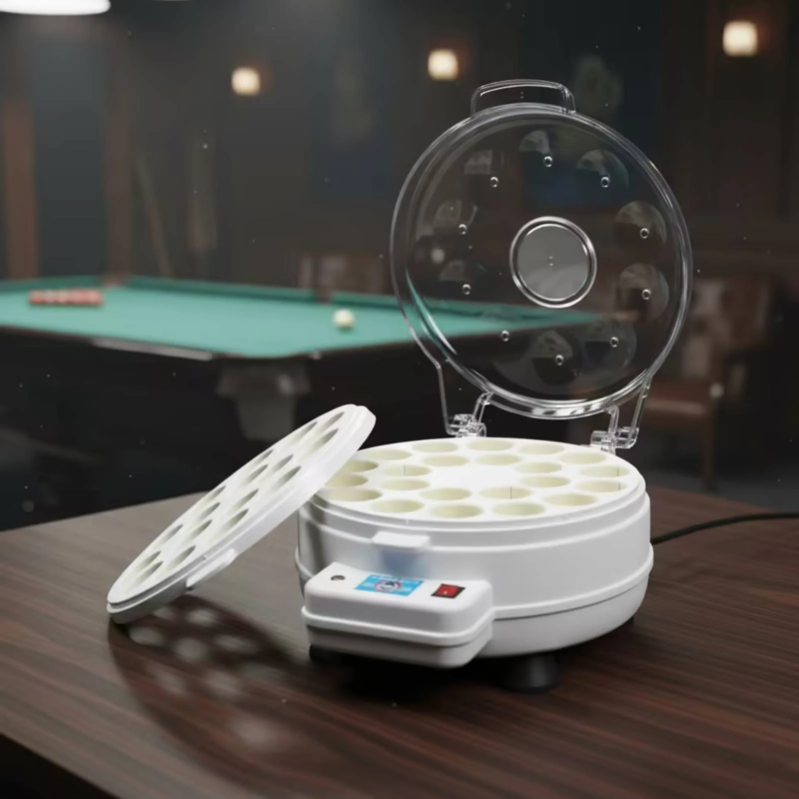 Automatic Billiard Ball Cleaning Machine Electric Automatic Billiard Ball Cleaning Machine Appliance Tabletop Compact view 4
