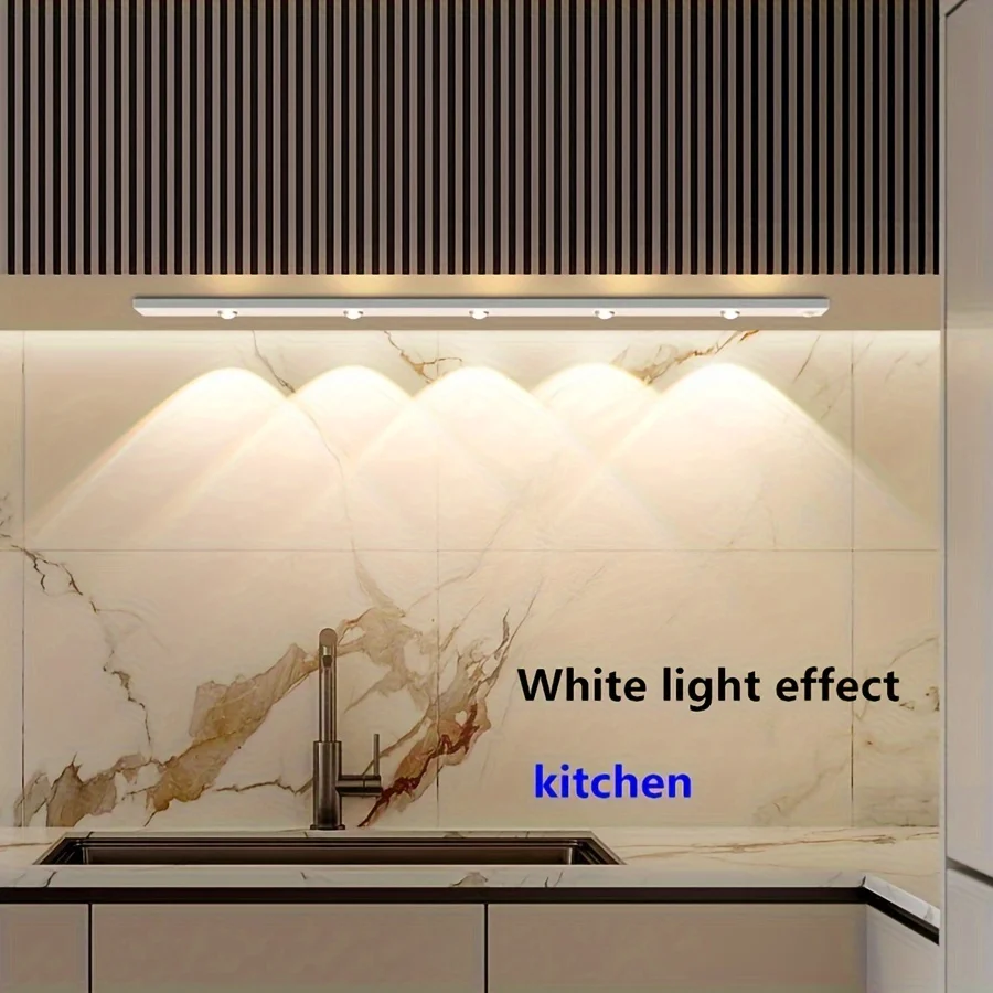 

Dimmable 3 Color LED Cabinet Light, Night Light, Intelligent Human Body Sensing, Motion Sensing, Kitchen, Shoe Cabinet, Bedroom