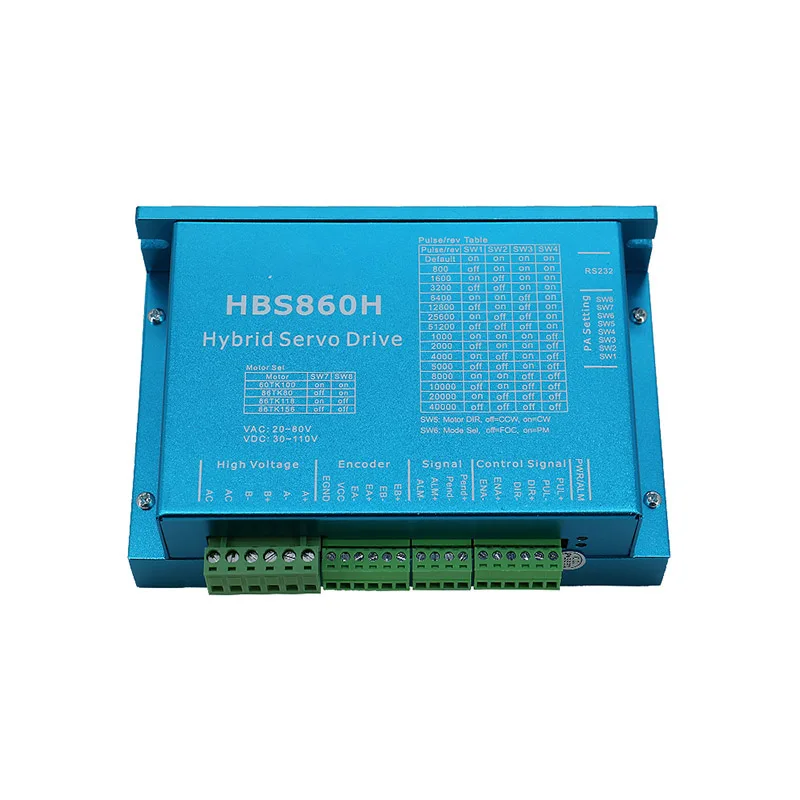 HBS860H HBS86H HB860H DL86 2HSS86H Nema34 Closed Loop Motor Driver Controller Board Stepping Engine Drive Module CNC Engraving