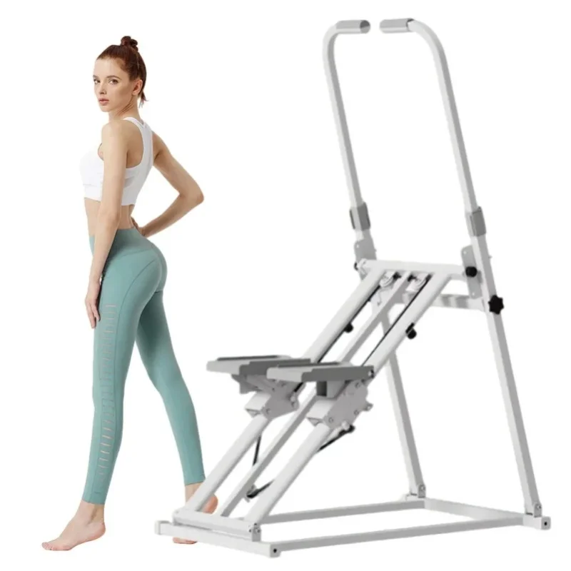 Heimtrainer-Klettergerät, faltbarer Stepper, belastbar bis 150 kg, einstellbar, effizientes Fettverbrennungs-Fitnessgerät für Ganzkörpertraining