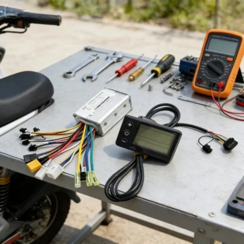 

Контроллер бесщеточный S866 для электровелосипедов/самокатов 24В 36В 48В 350Вт 250Вт MAX13А с ЖК-дисплеем и комбинированным дисплеем