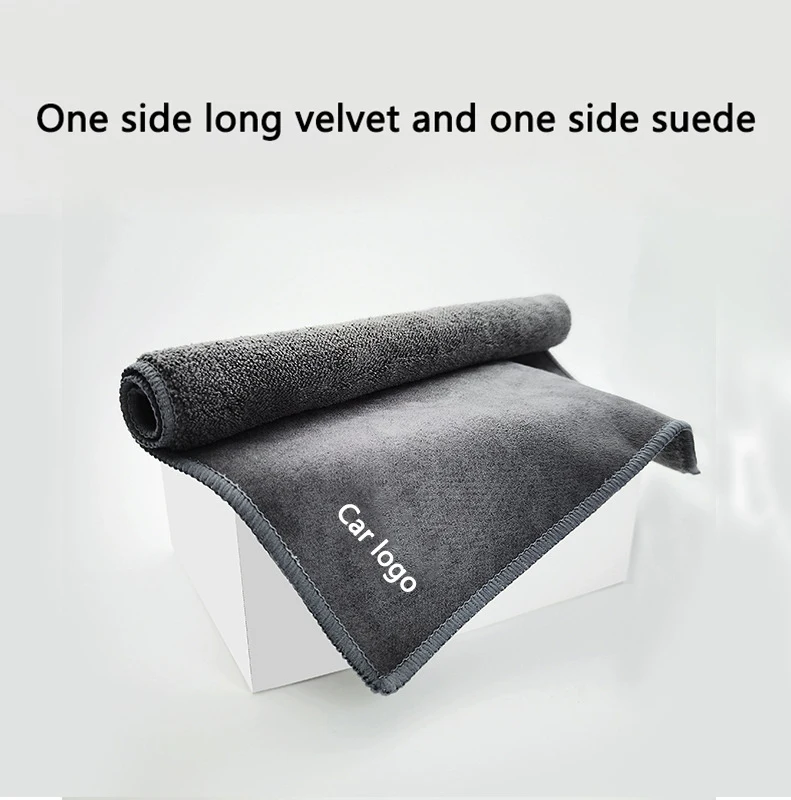 Microfiber Car Wash Towel Drying Cloth Double Layer Plush Water Absorption for Nissan Qashqai X-trail Note Juke Sentra Patrol