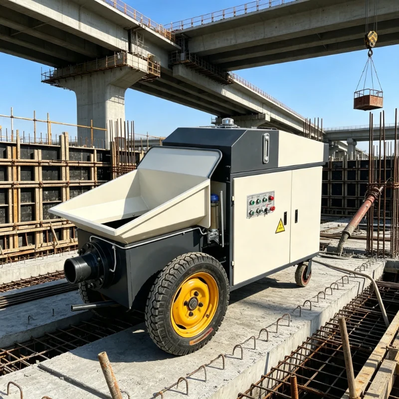 Factory price Concrete Mixer Pump Self Loading Concrete Mixer Pump House Building Construction Equipment