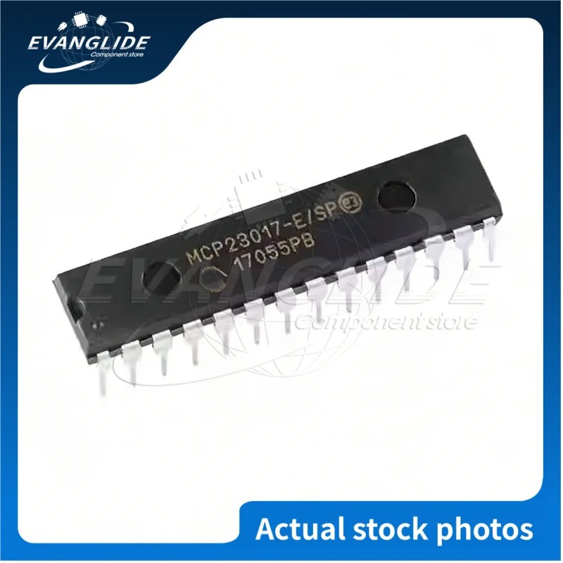 5 PCS/LOT 100% Original & New MCP23017-E/SP MCP23017 E/SP DIP-28 I/O Expansion Chip In Stock Wholesale
