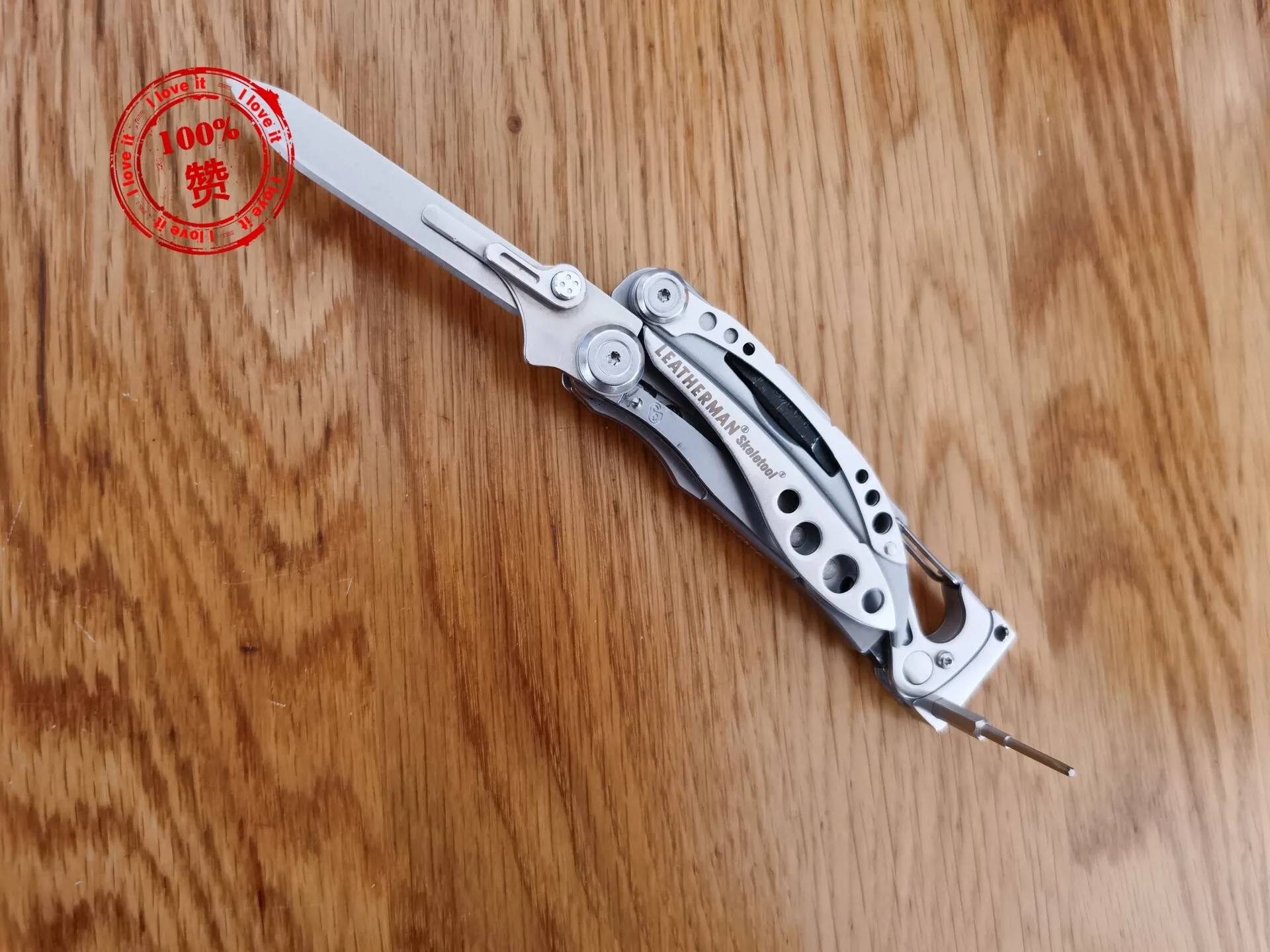 

Leatherman Skeletool Modified Accessory - Hammer + 4mm Bit Holder + 3mm Lanyard Hole, Stainless Steel, Tool Not Included