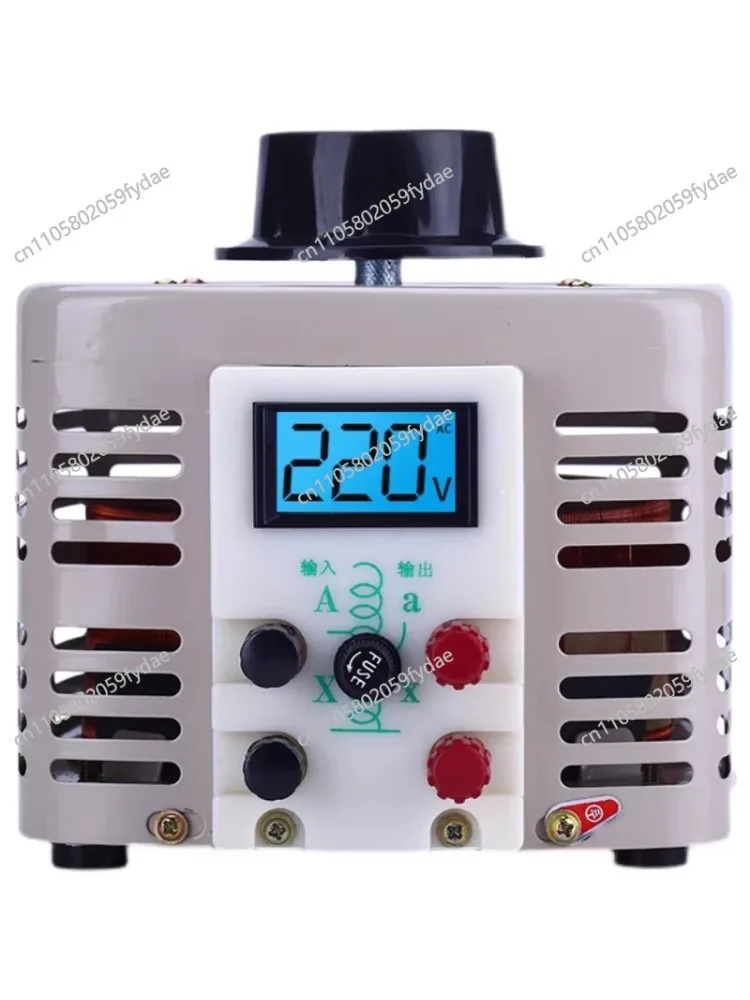 Spanningsregelaar 220V Eenfasig TDGC2-500W Autotransformator Wijzertafel 0-250V Verstelbaar - afbeelding 2