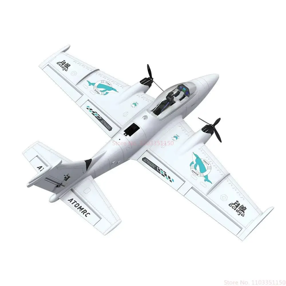 Atomrc Fixed Wing Model FPV C1200 Beluga Twin Engine Time Travel Aircraft Flight Remote Control Diy Toy Model