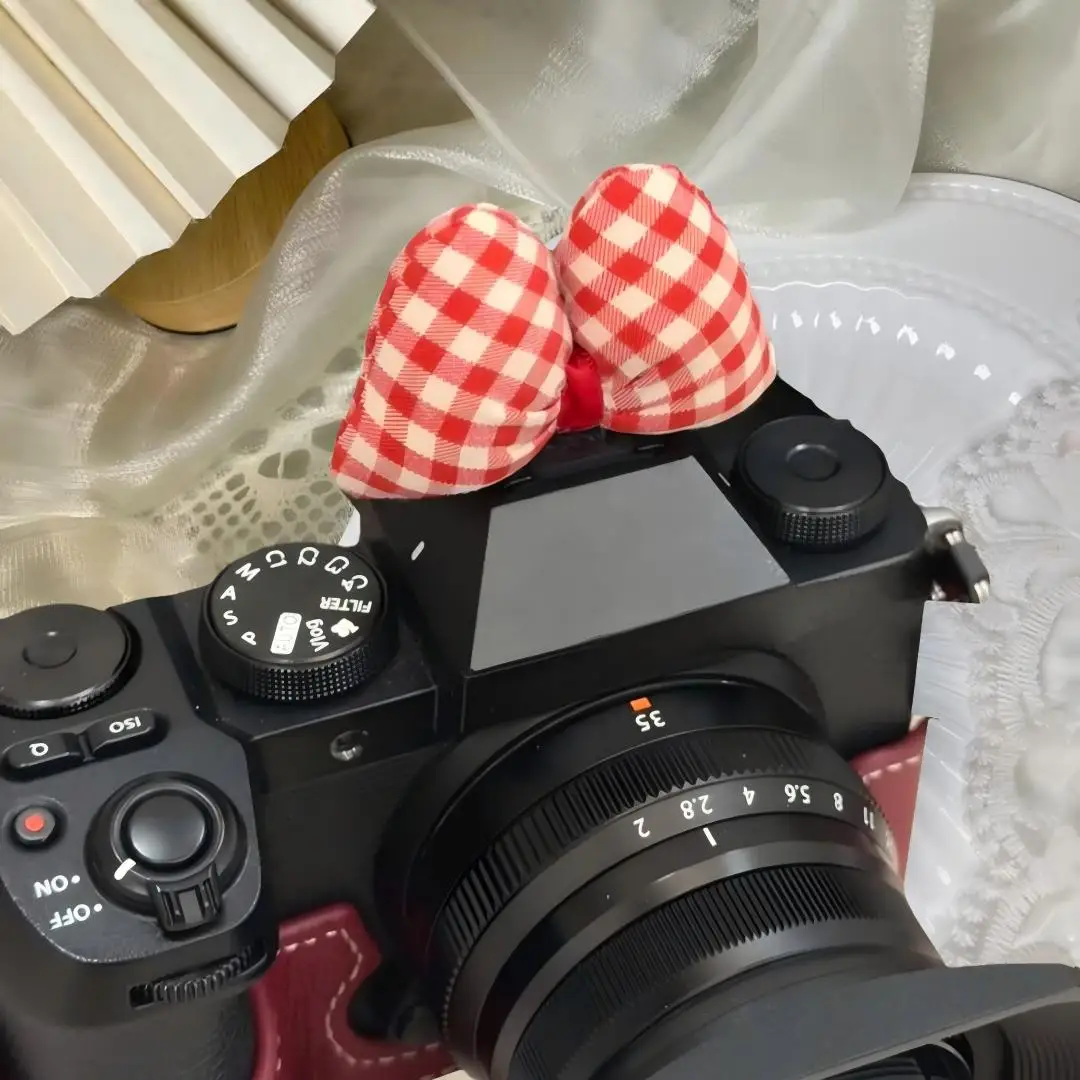 Cute Butterfly Knot Series Hot Shoe Cover for Leica Q2 Fuji X100V X-T5 Sony ZV-1 Canon EOS R5 Nikon Z5 Camera Accessories view 4