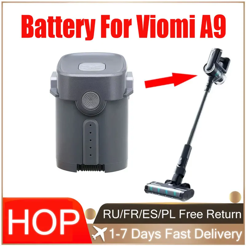 

Для VIOMI PF071LLE PF072LMG VXXC09 A9 ручной беспроводной пылесос Замена деталей/аксессуаров 2500 мАч 25,2 В