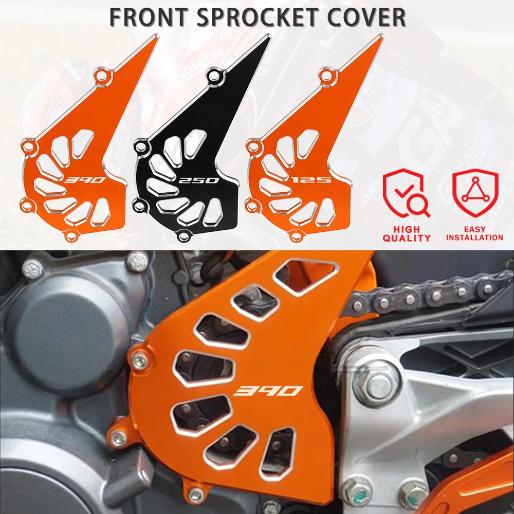 2025 For DUKE RC 125 200 250 390 2013 2014 201 2016 2017 2018-2024 Motorcycle Front Sprocket Guard Protector Chain Guaud Cover