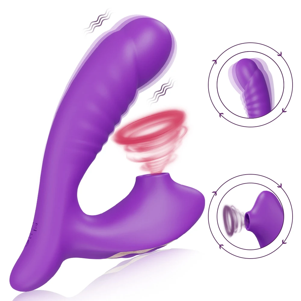 Krachtige Zuigende Vibrators Vrouwelijke Clit Sucker Clitoris Vacuümstimulator G-Spot Dildo Massager Volwassenen Goederen Seksspeeltjes Voor Vrouwen