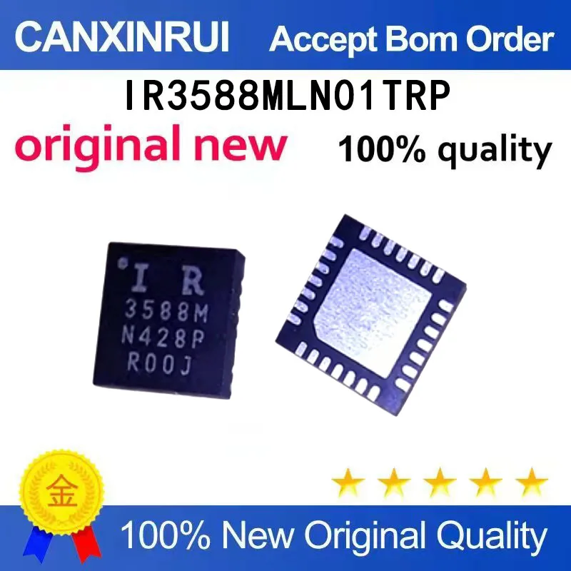 

（5-100 pieces）Brand new original IR3588MLN01TRP IR3588M 3588M QFN chip IC