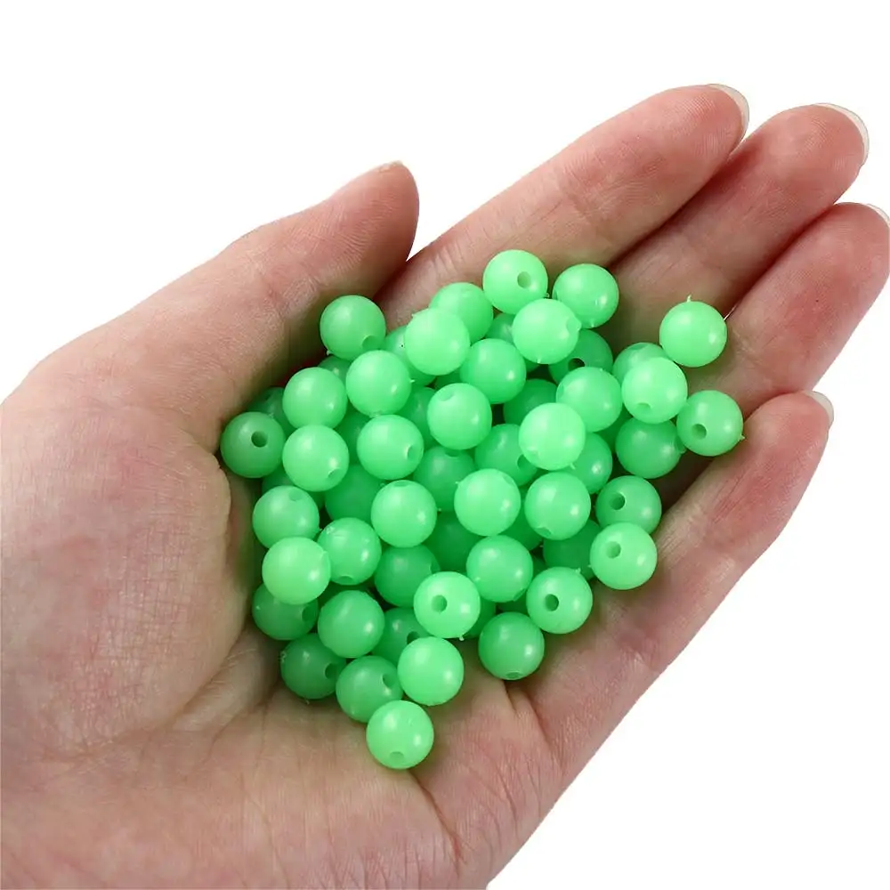 

Round Night Fishing Glowing Balls Luminous Fishing Beads Float Balls Stopper Light Glowing Float Balls Fishing Stopper