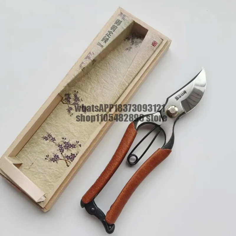 Handmade Forging Pruning Scissors Professional Portable Garden Tool For Trees Shrubs Plants Durable Handheld Shears