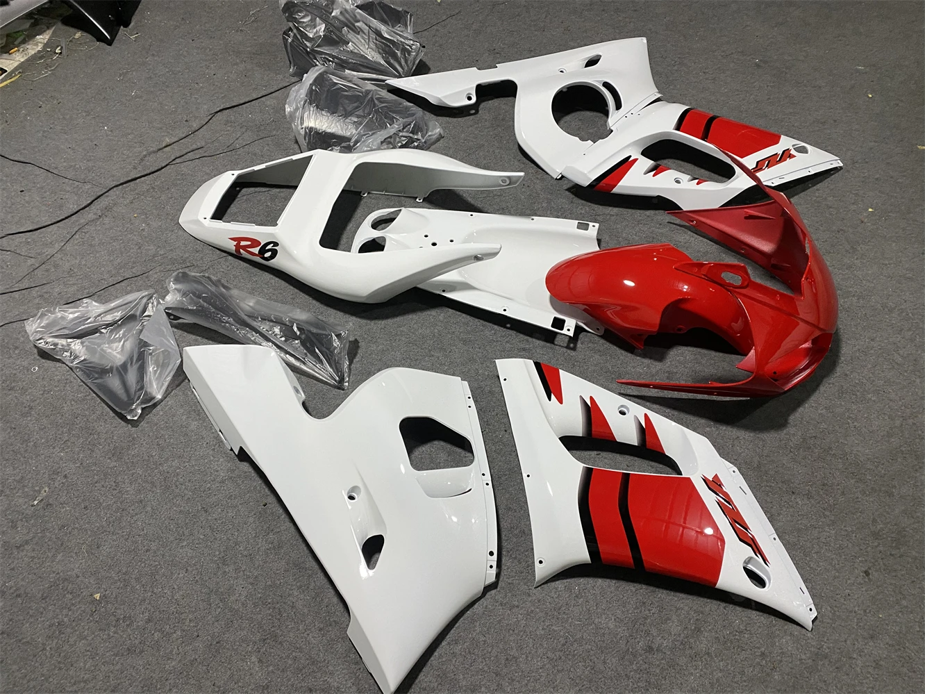 YZF-R6 1998 1999 2000 2001 2002 ABS Fairing Kit for Yamaha YZF R6 98 99 00 01 02 Rebuil Motorcycle Customized Fairings