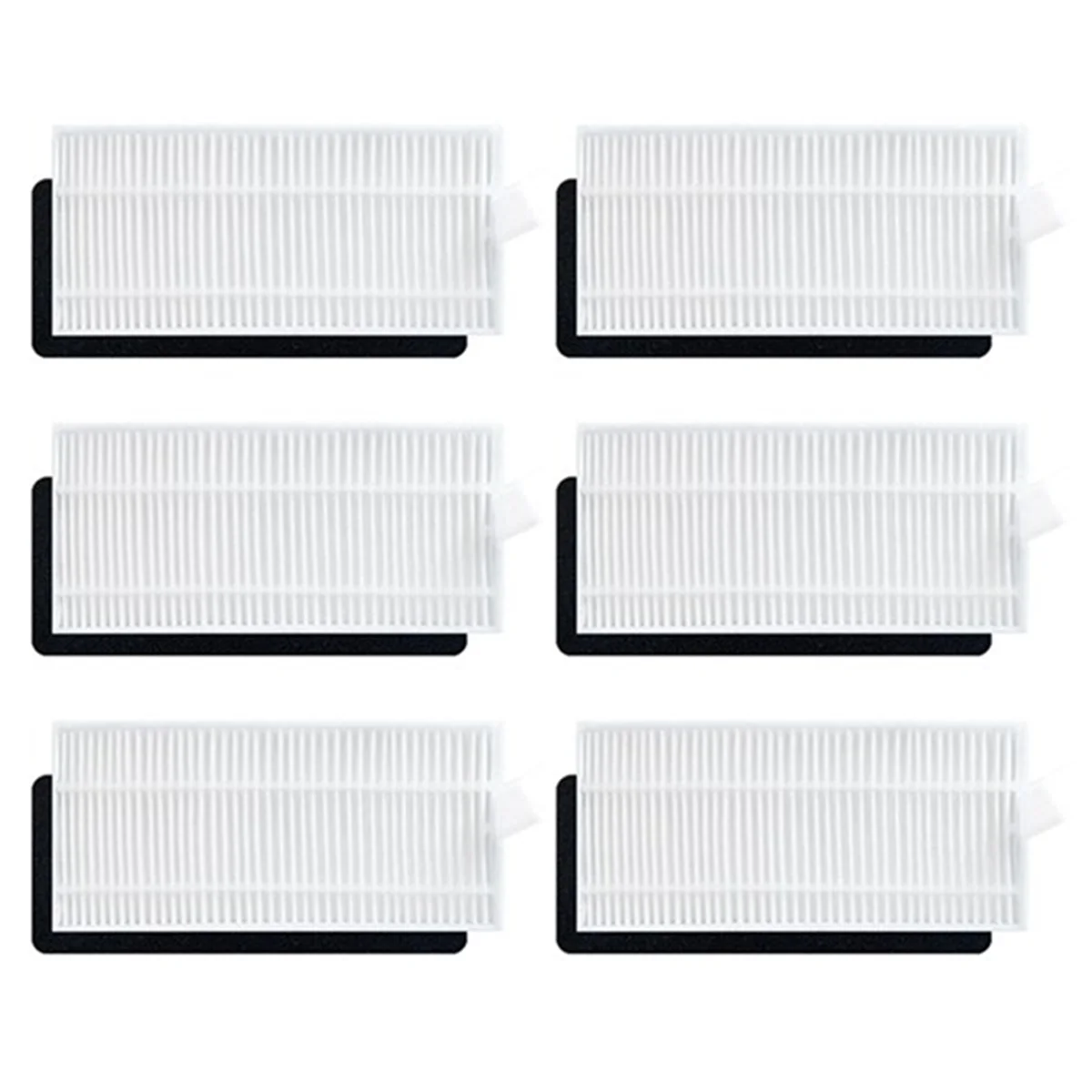 6 Stuks Cleaner Filter Voor Lubluelu SG60 SL60 SL60D SL61/Laresar L6 Nex Robot Vacuüm Filter Cleaner Onderdelen vervanging