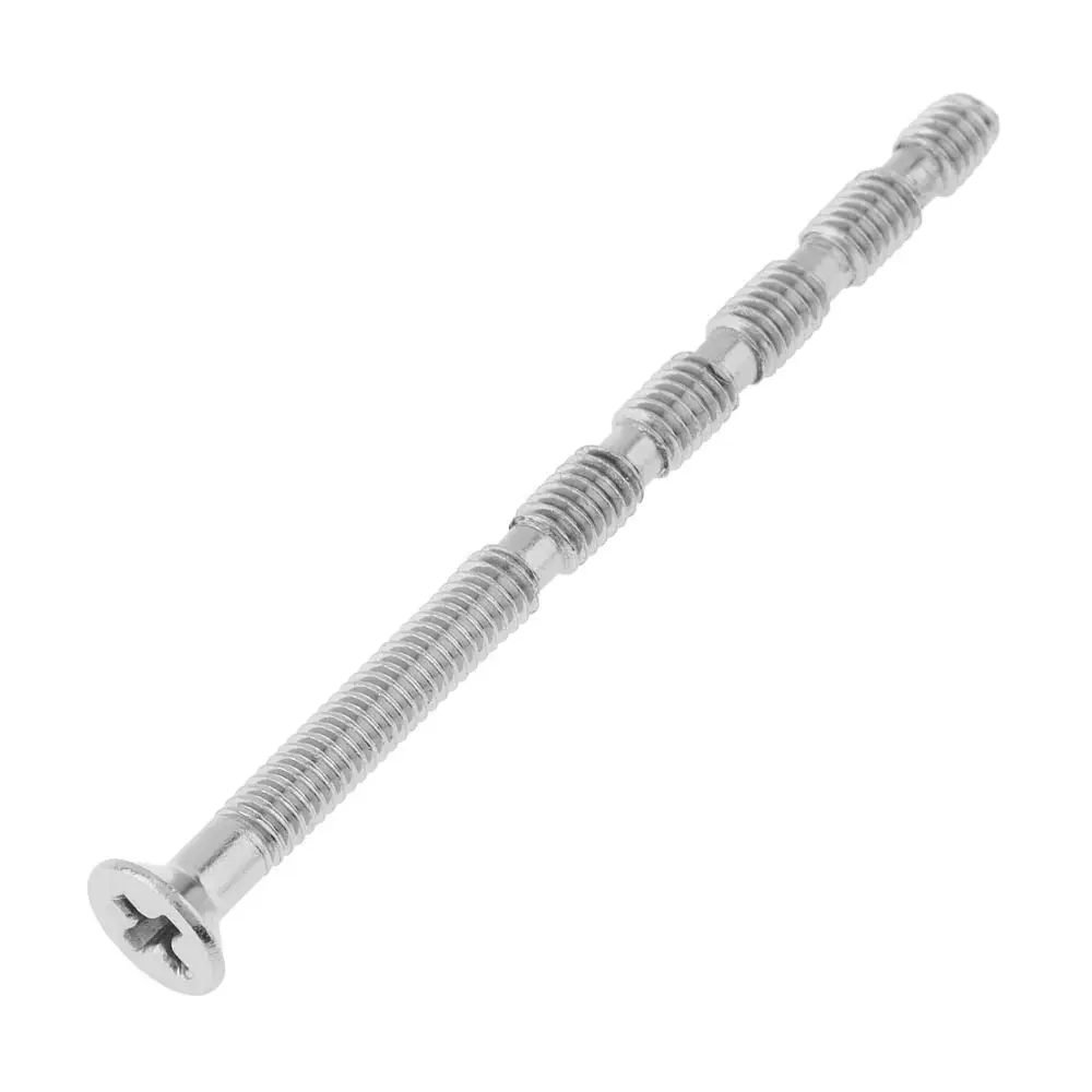 50 Pcs/set Snap-Off Door Handle Screws Set M4 X 60mm Long Anti-Theft Screws Flat Countersunk Head Cross-split Door Handle Bolt