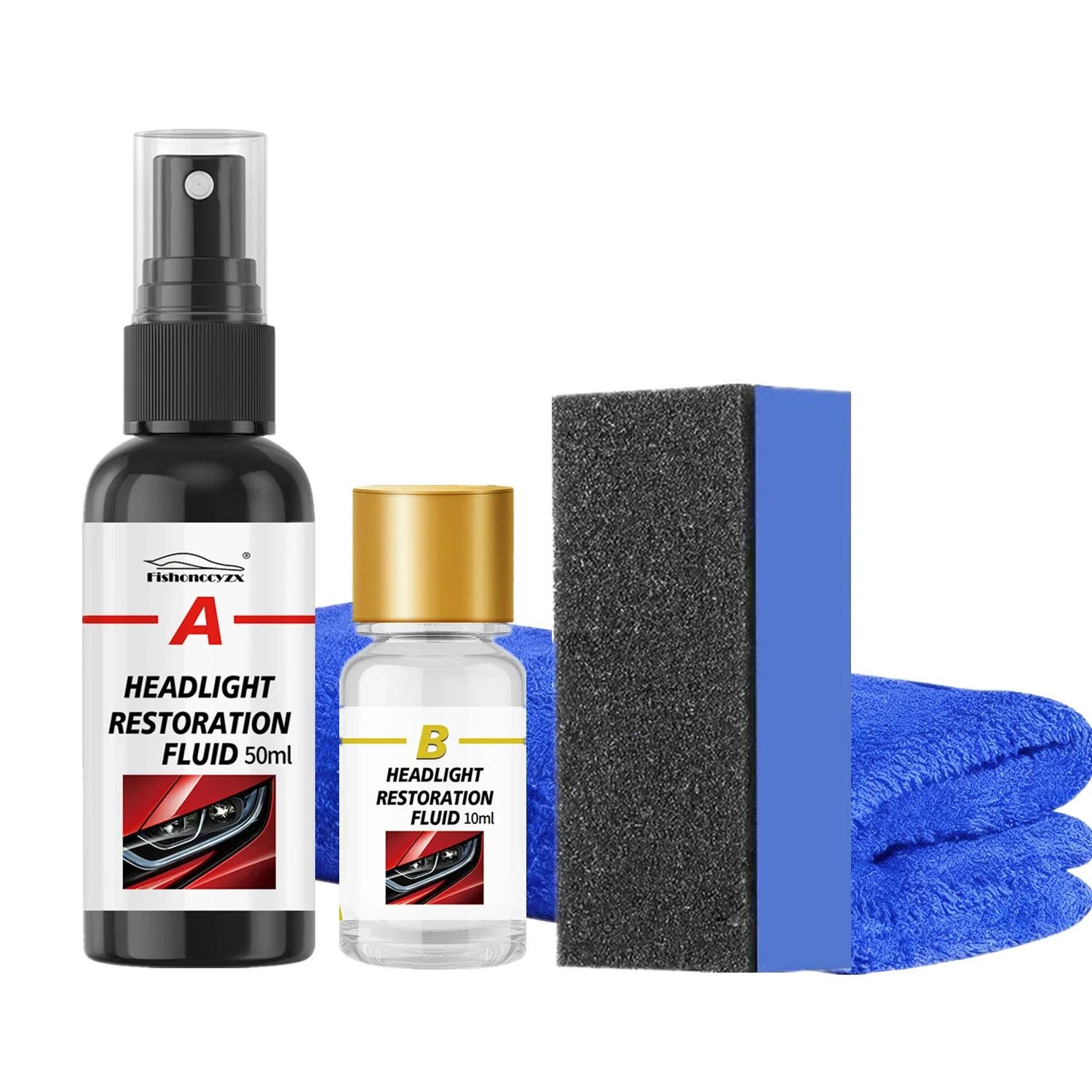 

Car Headlight Restoration Polishing Kits Headlamp Scratch Remover Repair Cleaning Oxidation Headlight Crystal Coating Liquid
