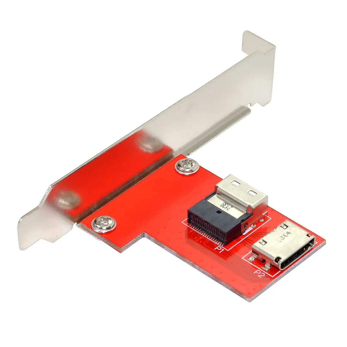 

Oculink SFF-8611 SFF-8612 PCBA Female to PCI-Express 4.0 Slimline SAS SFF-8654 Adapter With Bracket