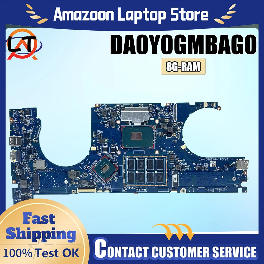 For HP X360 G1 13-4000 13-4003DX PC Motherboard DA0Y0DMBAF0 801507-501 CPU I5-5200U 4G RAM Envy 15-ep0000 Mainboard 100% Tested