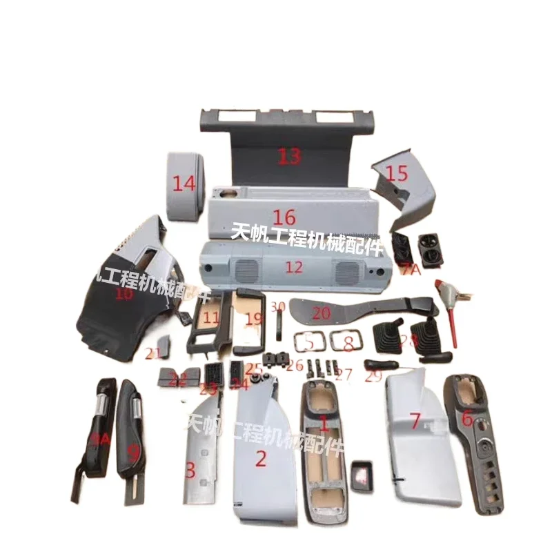 For Komatsu Pc200/220/270/350/360-7 Cab New Interior Decoration Panel Excavator Accessories