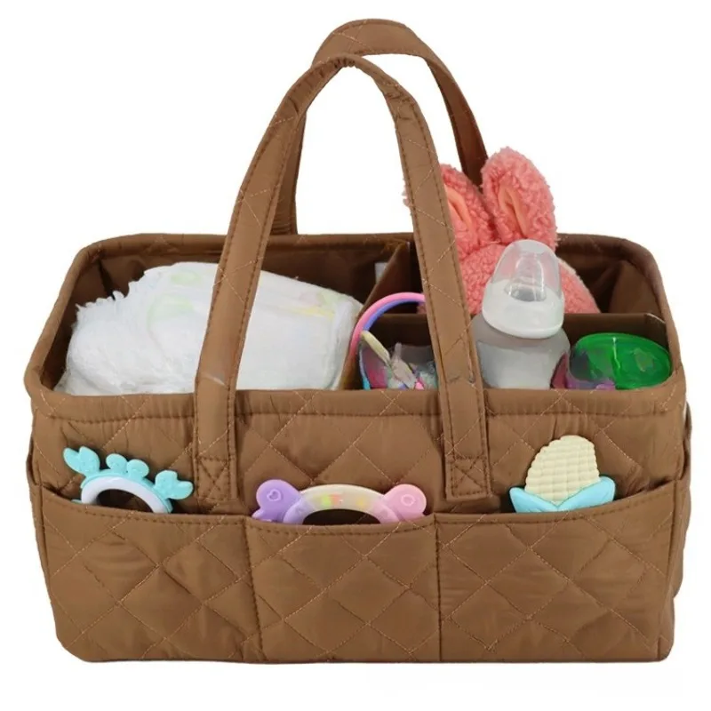 

Baby Diaper Caddy Organizer Quilted Nursery Storage Organizer Newborn Essentials Diaper Changing Station Gift for Baby Shower