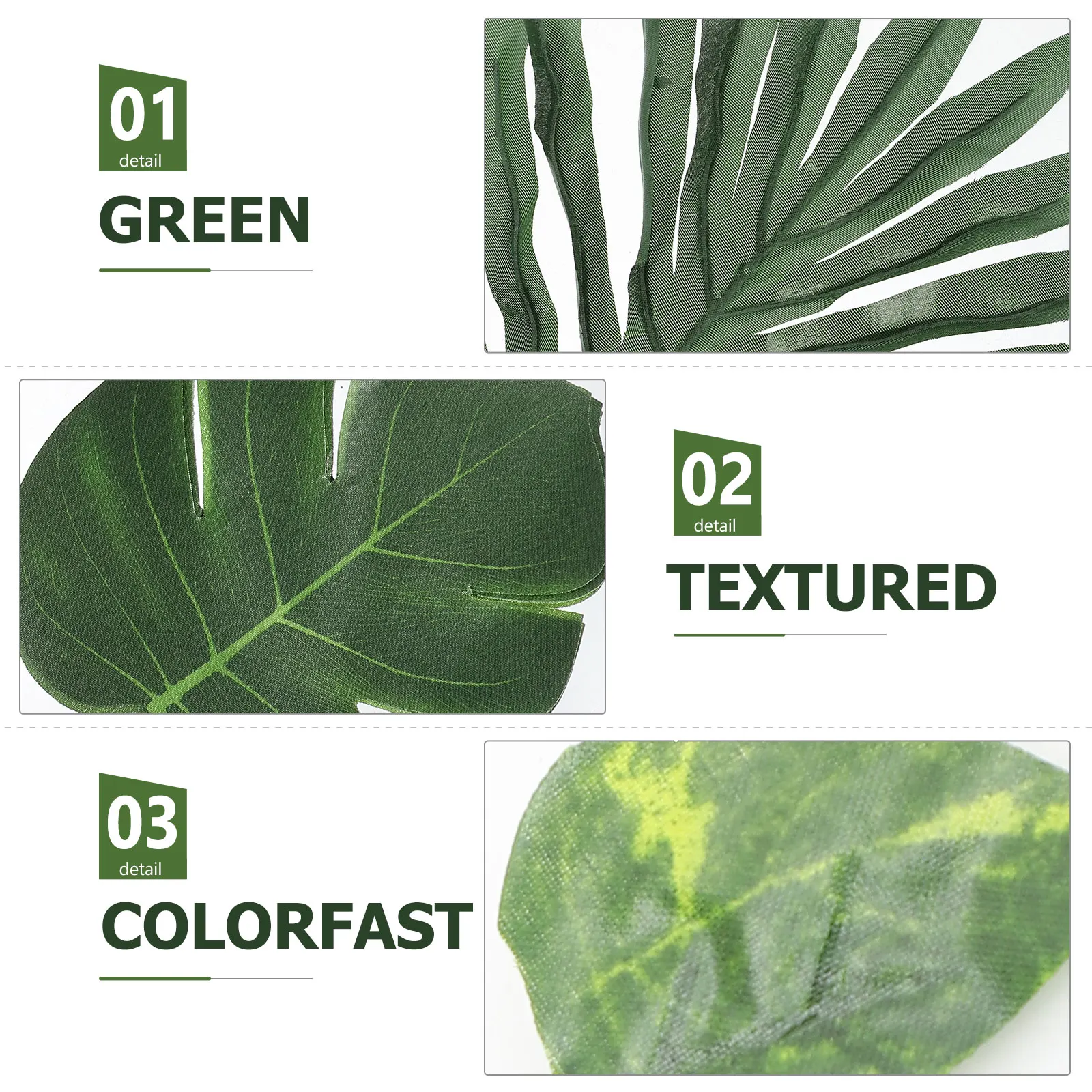 

1 set Monstera Leaf Decoration Fake Hanging Vines Artificial Plants Indoor Outdoor Tropical Theme Turtle Back Leaves for Room