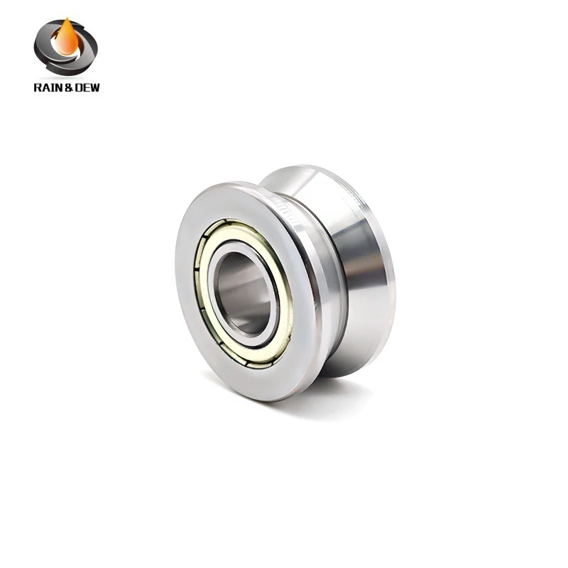 2PCS Traces Walking Guide Rail Bearings LV202-41ZZ Bearing 15x41x20 mm V Groove Guide Roller Bearings LV202-41 LV202-41Z ZZ