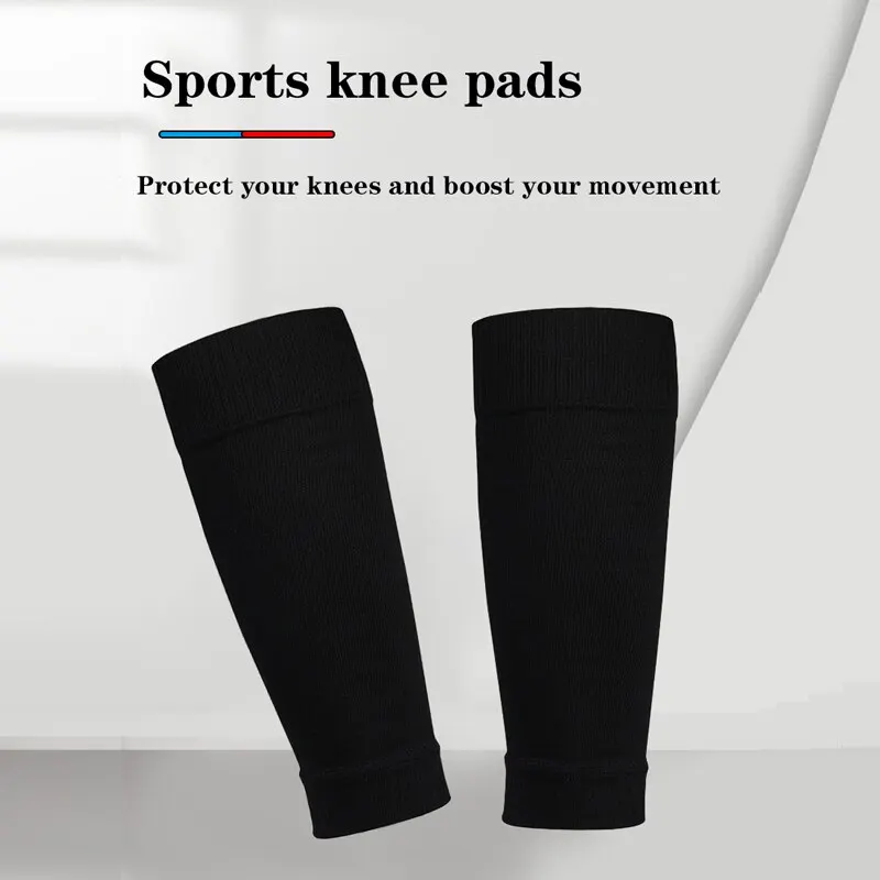 1 Pair Sports Soccer Shin Guard Pad Sleeve Sock For Adult Teens Children Leg Protective Support Football Compression Calf Sleeve