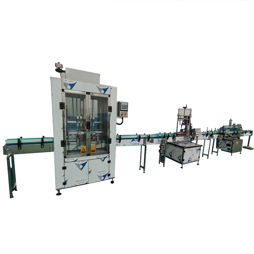 Filling water bottle machine juice milk olive oil bottle rinsing filling sealing production line liquid filling machine