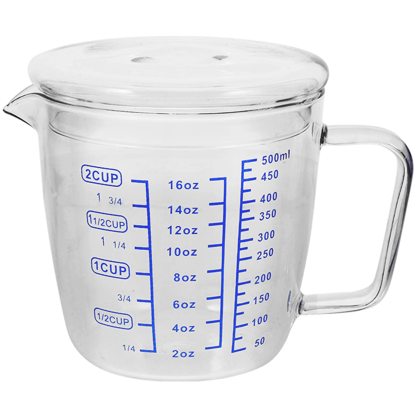 

1Pcs Microwave Glass Measuring Cup 250Ml Transparent Heat Resistant Scale Line Kitchen Measuring Tool Baking Home Use