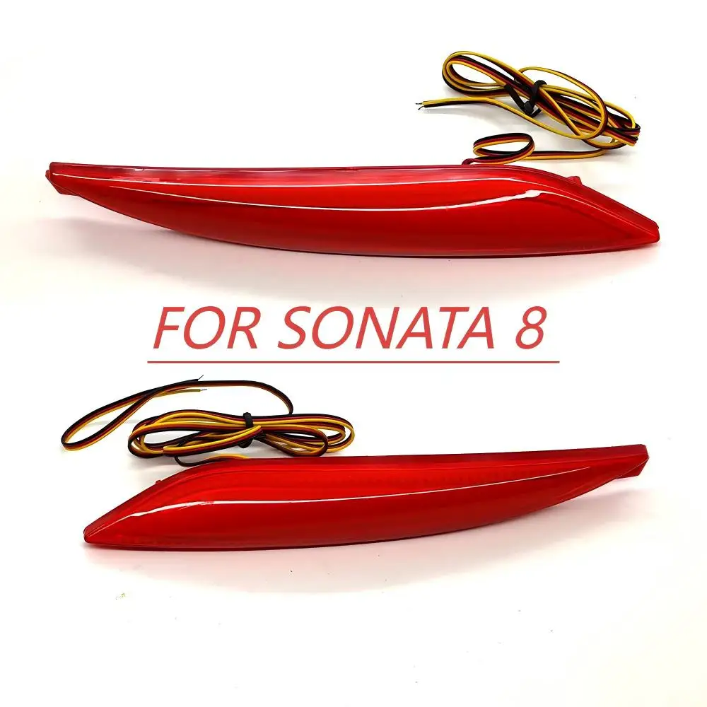 

LED Rear Bumper Light 2009-2016 For Hyundai Sonata 8 Modified12V DRL Driving Brake Rear Fog Lamp Auto Car Accessories
