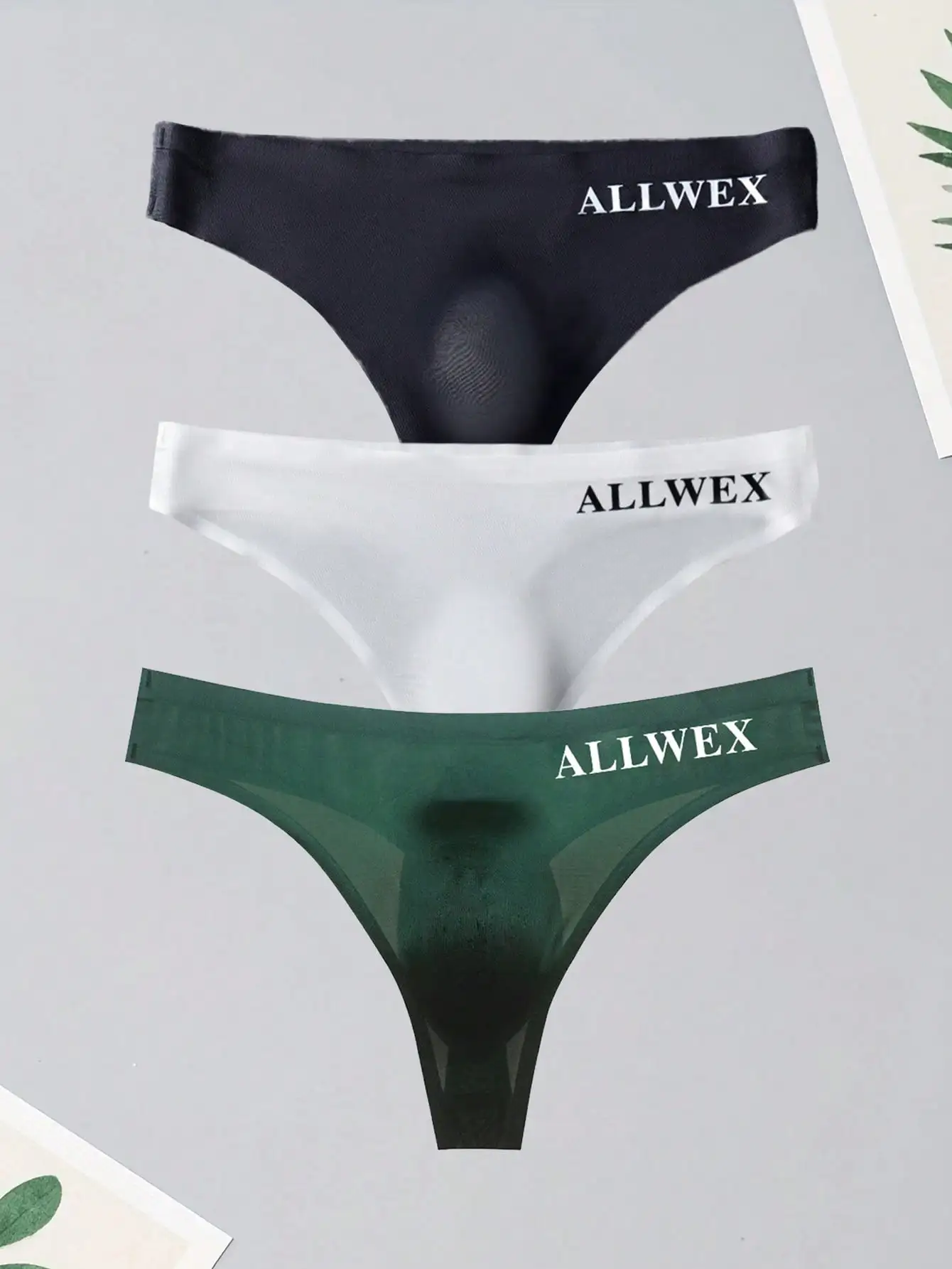 

men's thong underwear fashion ice silk solid color men's casual sports underwear low waist soft and comfortable men's thong bri