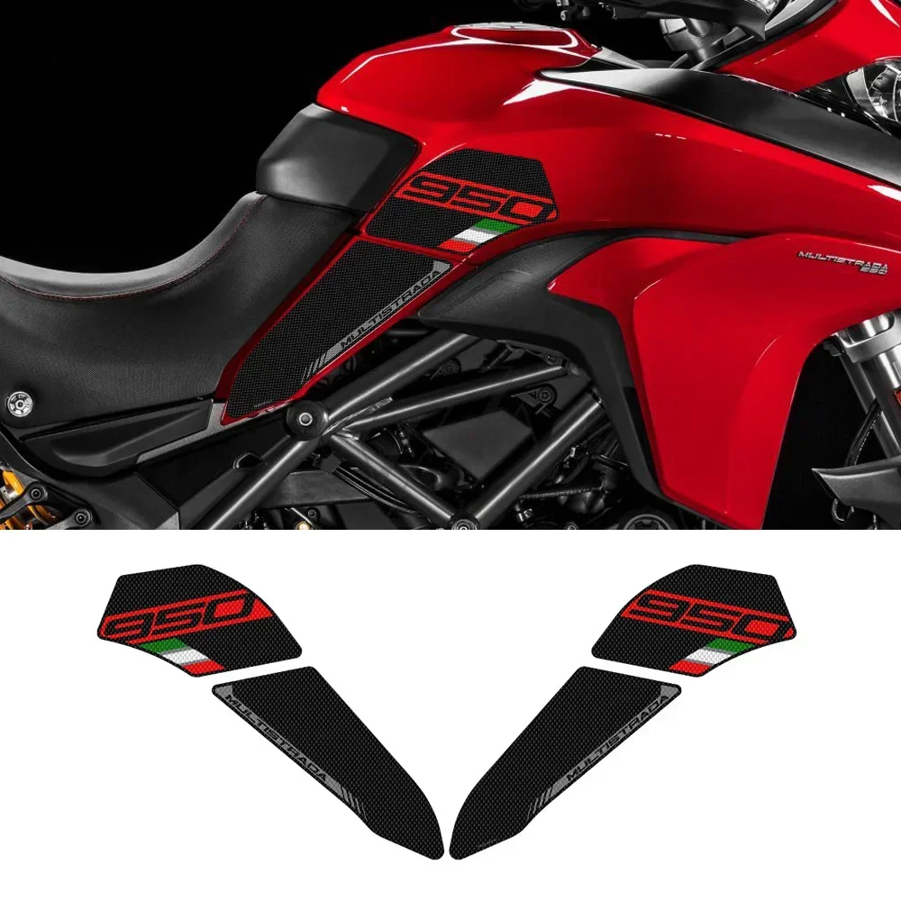 For Ducati Multistrada 950 950S 2019-2022 Tank Pad Protector Sticker Decal Gas Knee Grip Side Tank Traction Pad