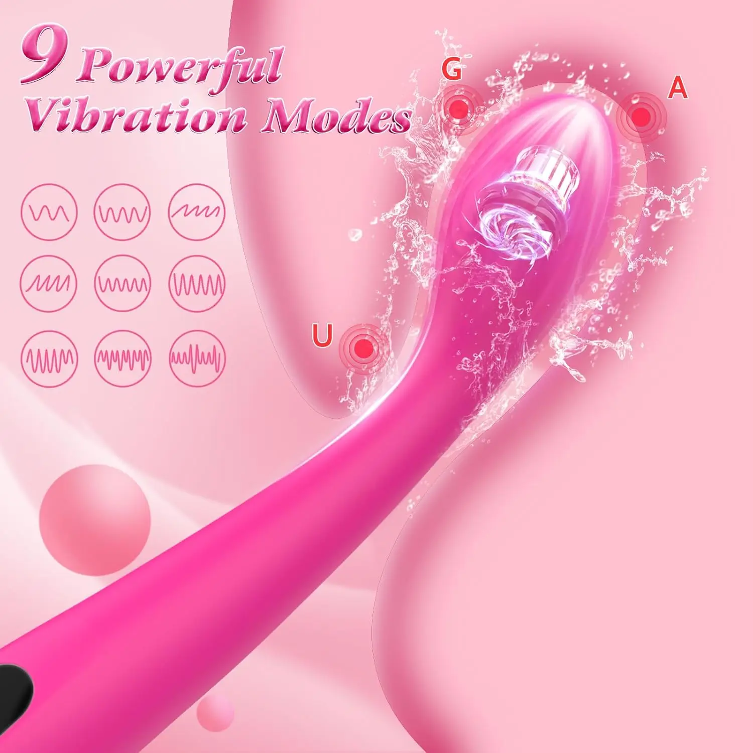 ของเล่น G Spot Vibrator - ของเล่นสําหรับผู้ใหญ่เครื่องสั่น Clitoral Stimulator Anal ของเล่น Dildo นิ้ว 9 การสั่นสะเทือนสําหรับผู้หญิงคู่ Se