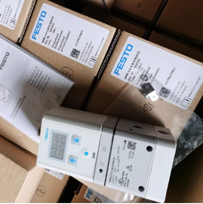 New FESTO valve VPPE-3-1/8-6-010 539639 VPPE-3-1-1/8-6-010-E1 557772 VPPE-3-1-1/8-10-010-E1 557773 175715 SIM-M12-5GD-2.5-PU